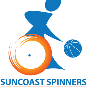 Suncoast Spinners Wheelchair Baskeball Logo