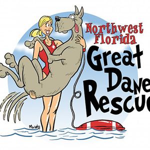 Northwest Florida Great Dane Rescue Logo