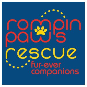 Rompin Paws Rescue Logo